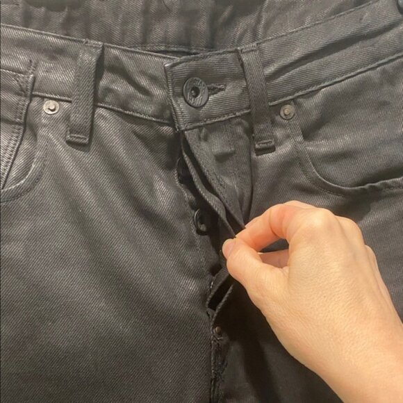 G-Star A Crotch 3D Straight Tapered Jeans Wax Black Size 33 - Picture 3 of 12